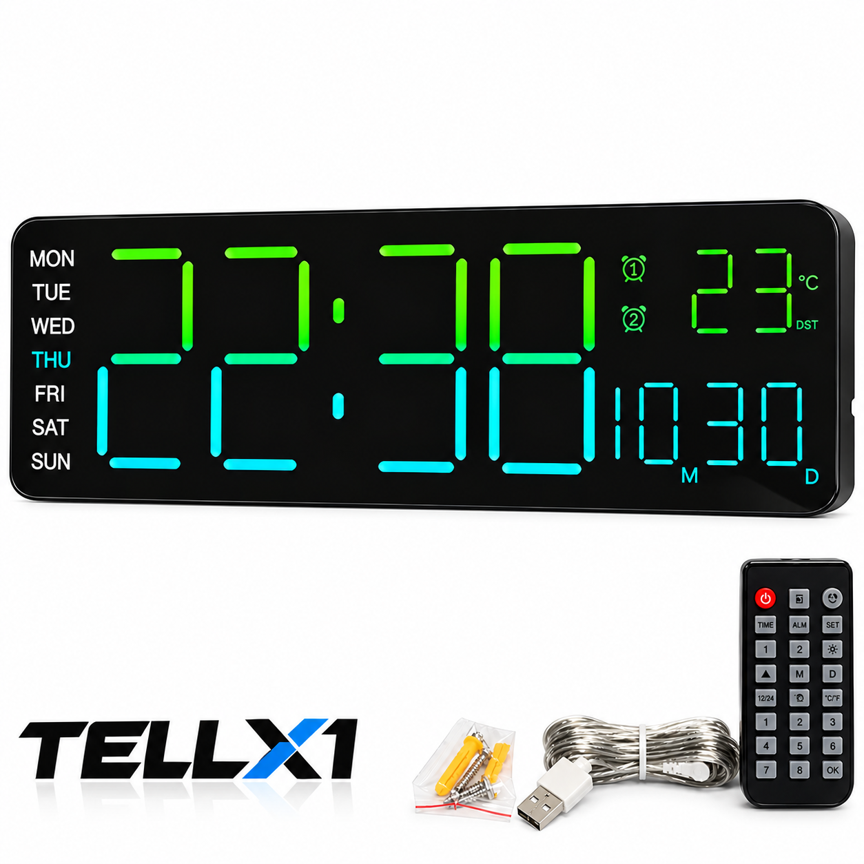 ساعت دیجیتال مدل DIGITAL CLOCK 6678R