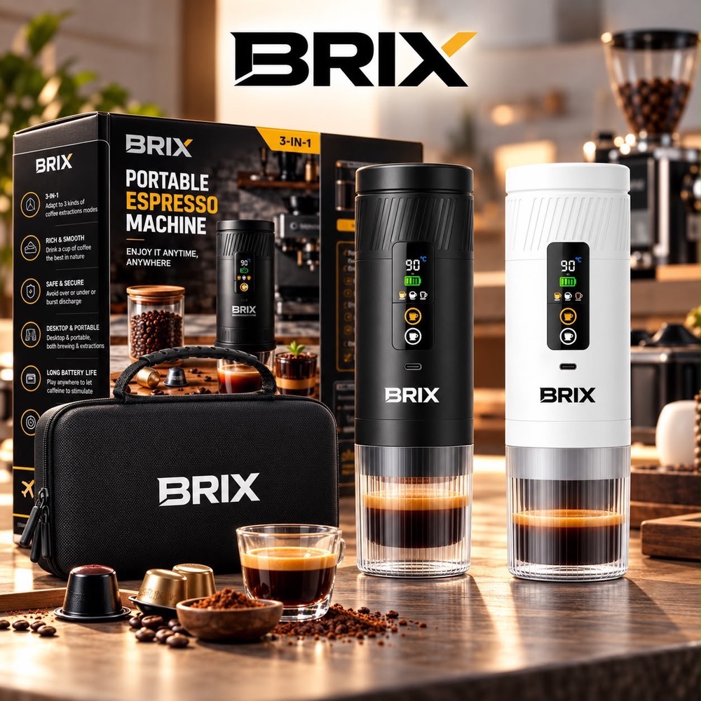 قهوه ساز مسافرتی BRIX kf jn 04