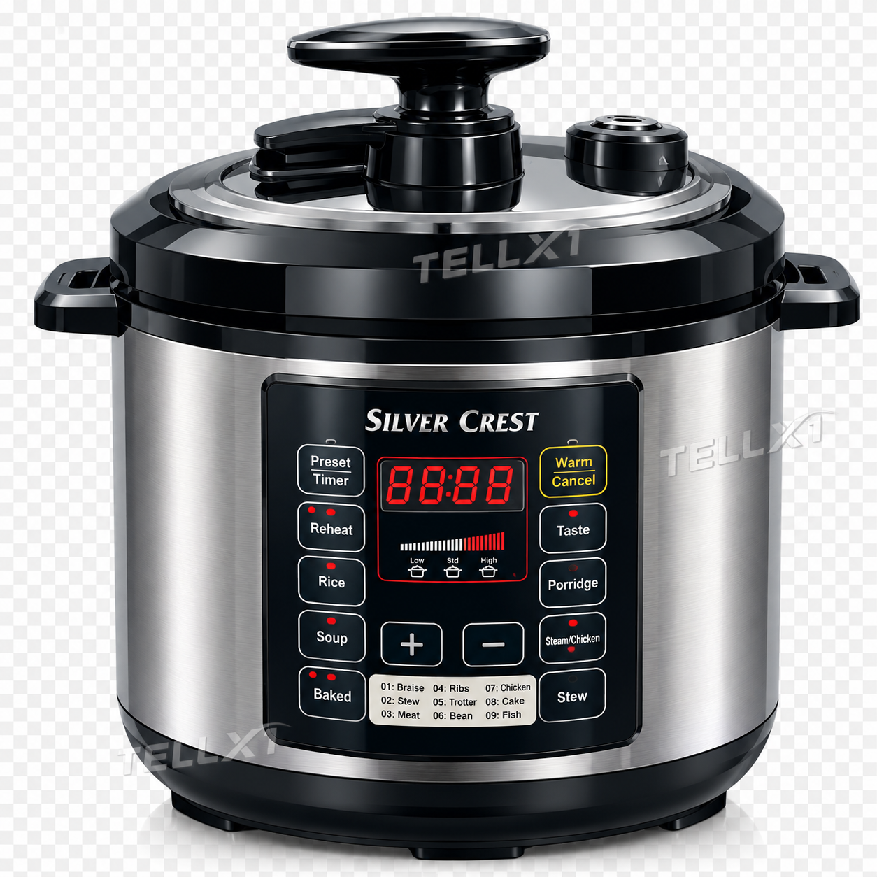 زودپز دیجیتالی silver crest H603D با حجم 6 لیتری